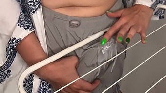 Stepdad'S Massive Cock Gets Rubbed On Clothes Dryer In Explicit Homemade Video